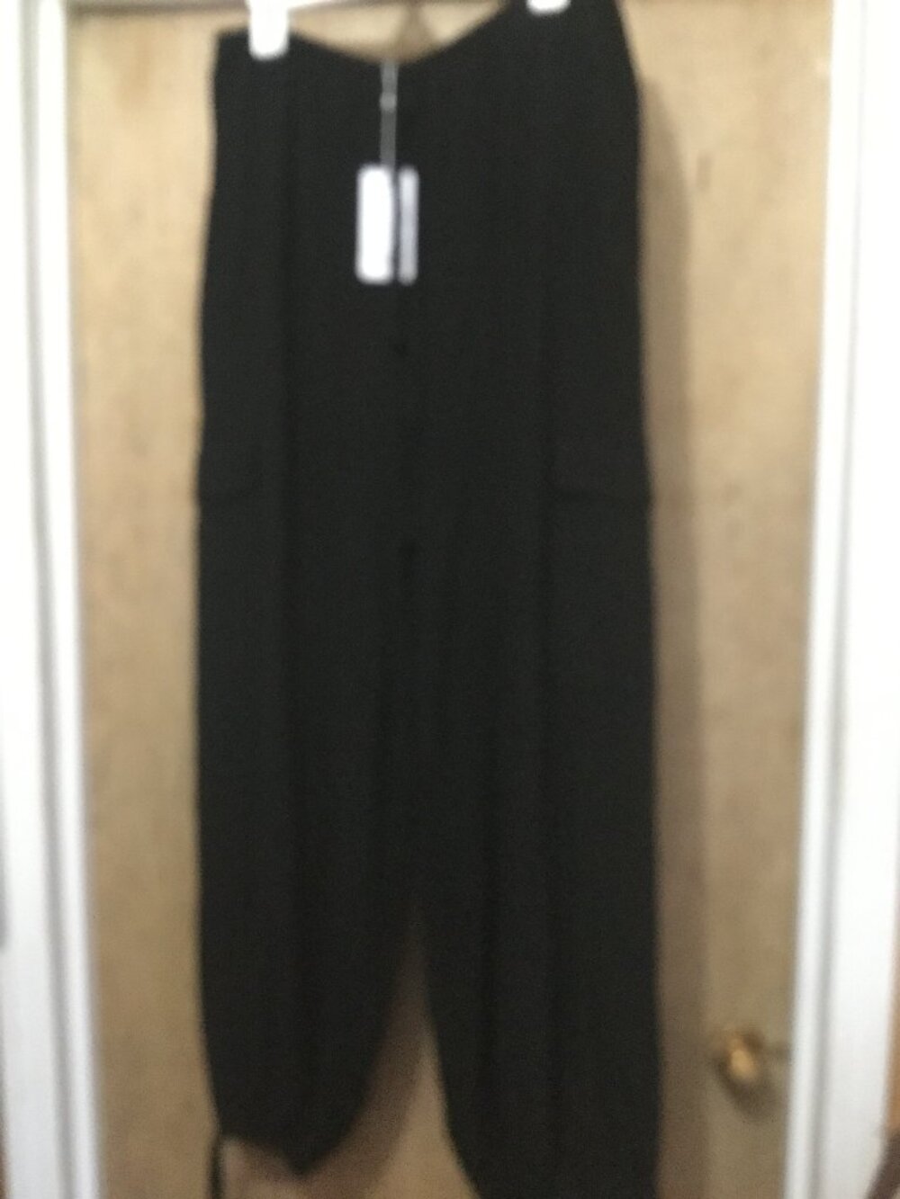 NWT Sadie and Sage linen blend  Sugarloaf pants with cargo pockets size large